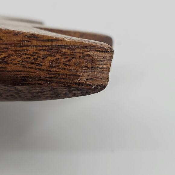 Vintage Genuine Monkey Pod Wood Hand Crafted Pineapple Dish Philippines - Picture 9 of 11